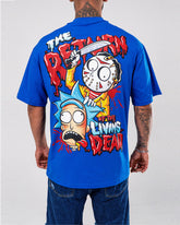 Camiseta Oversize Rick And Morty Return Of The Living Dead