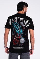 Camiseta Negra Praise The Lord
