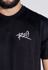 Camiseta Negra Real Think Spider