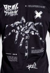 Camiseta Negra Real Think Spider
