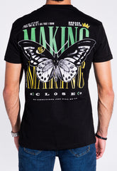 Camiseta Negra Butterfly