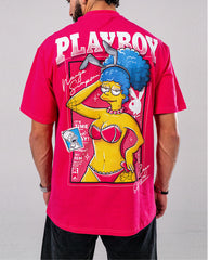 Camiseta Oversize Playboy Marge |Simpson|