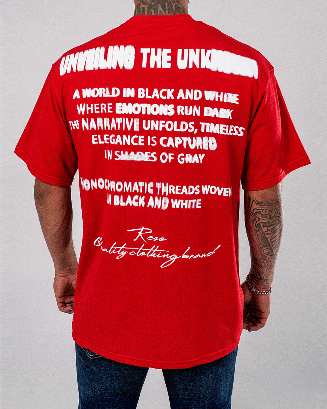 Camiseta Oversize Unveiling The Unknown