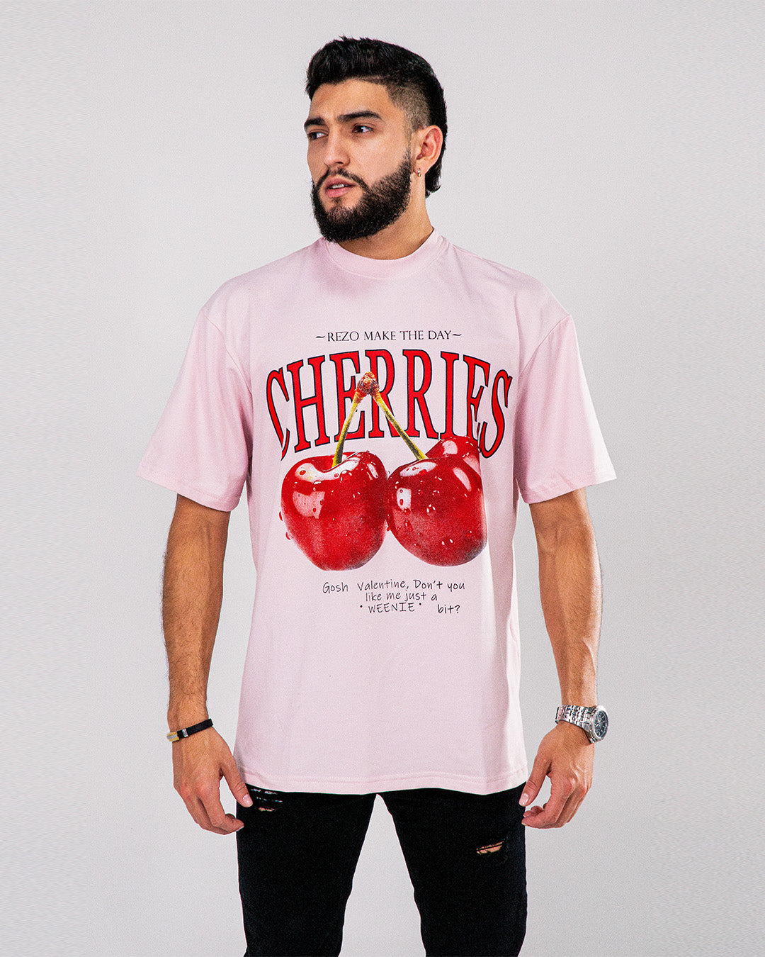 Camiseta Oversize Cherries