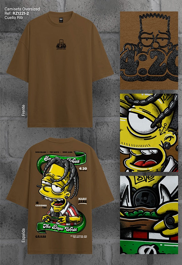 Camiseta Oversize RZ1221-2