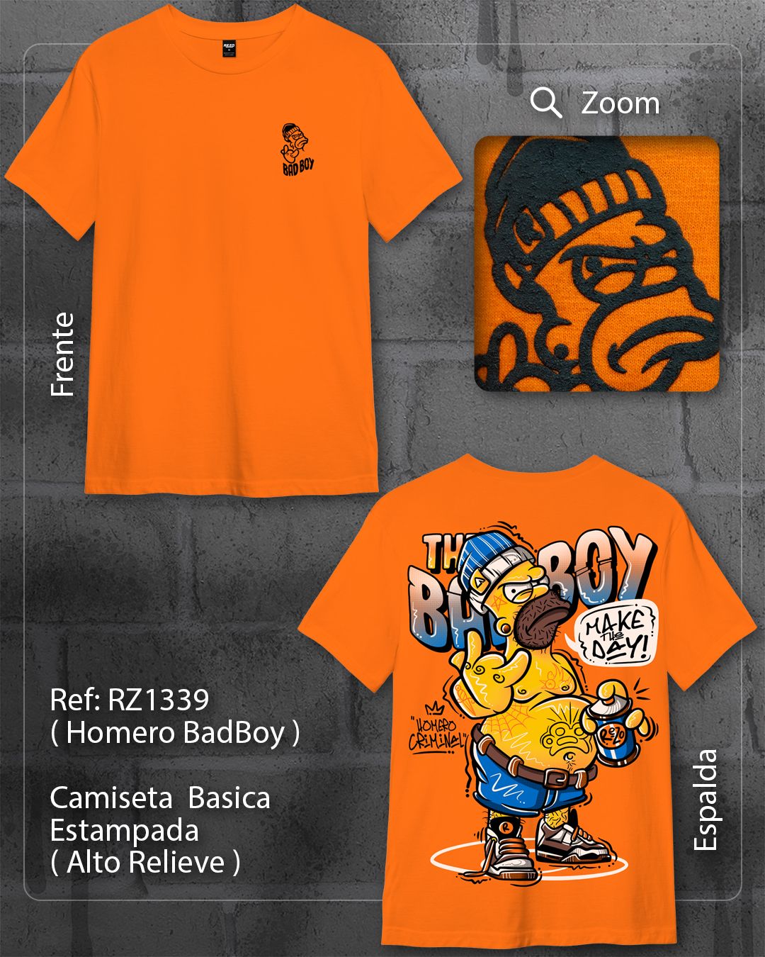 Camiseta Regular RZ1335 (Copia)