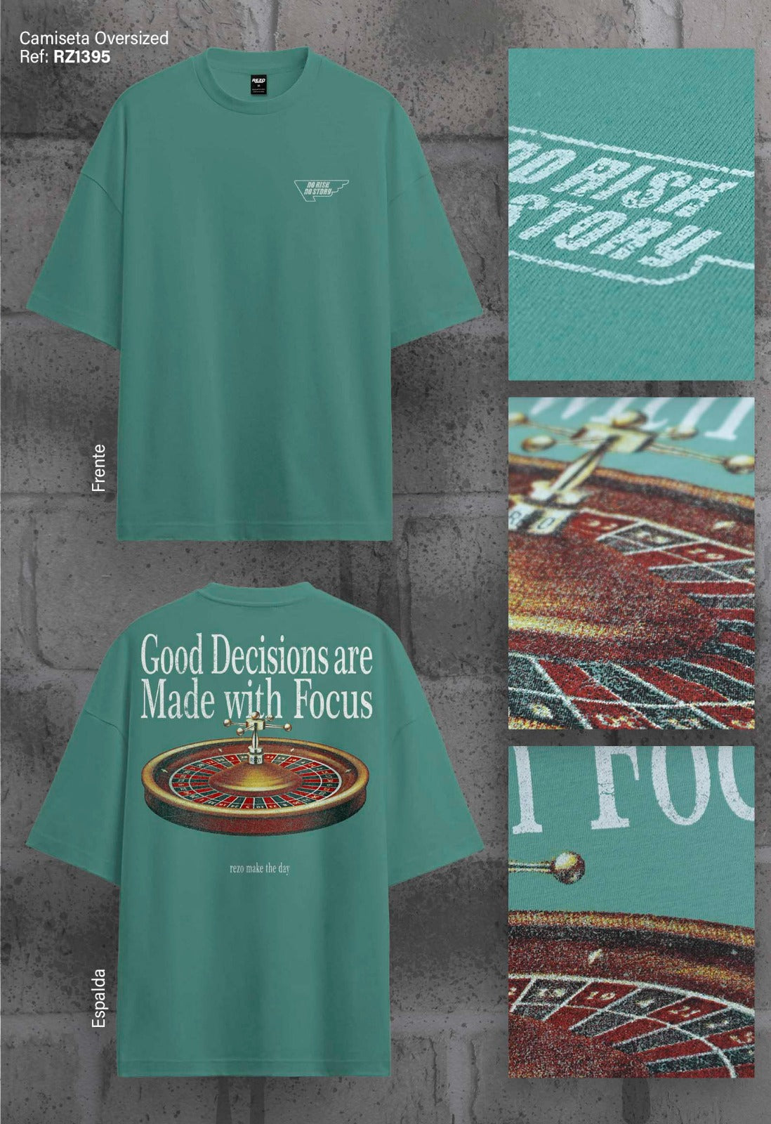 Camiseta Oversize RZ1395
